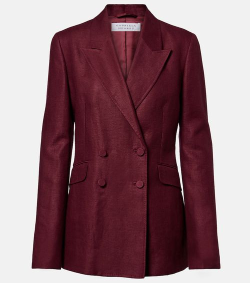 Angela linen twill blazer