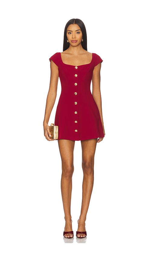 Amanda Uprichard Abella Dress in Red. XS. Also in L, M