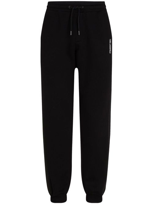 Logo-tape track pants - Black