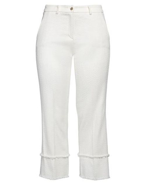 Seductive Woman Pants White Size 2 Cotton, Polyester, Elastane