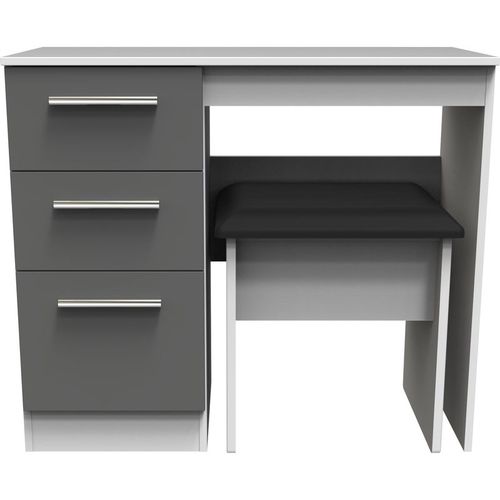 Stafford 2 Piece Bedroom Set - Vanity & Stool (Ready Assembled)