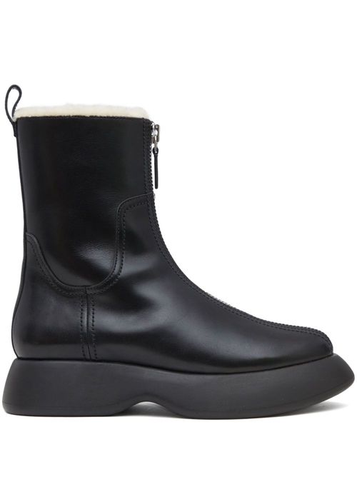 Mercer leather combat boots - Black