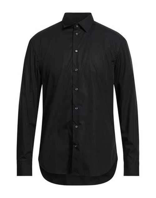 Man Shirt Black Size 16 Cotton