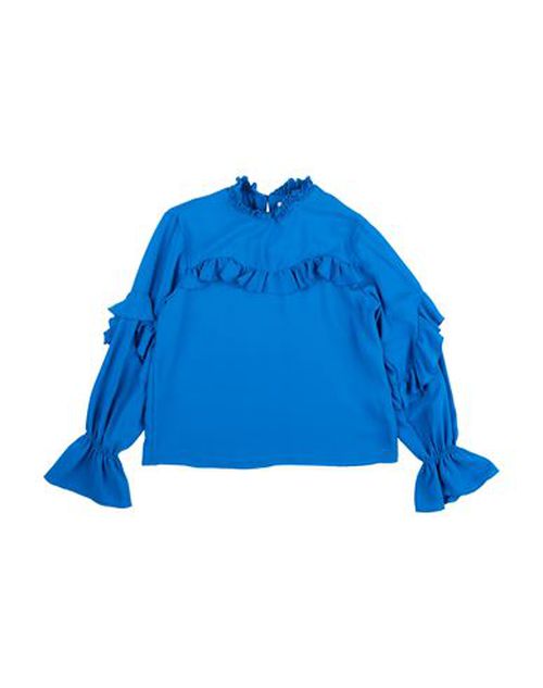 L:ú L:ú By Miss Grant Kid Girl Top Blue Size 16 Polyester