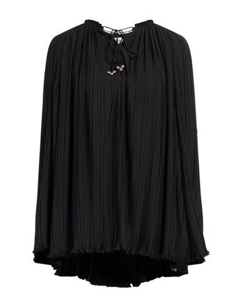 Woman Top Black Size 10 Polyester, Brass, Rayon