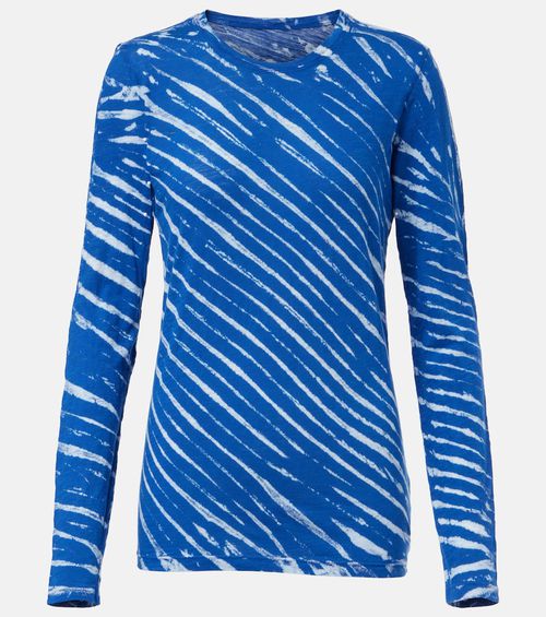 Mia tie-dye cotton jersey top