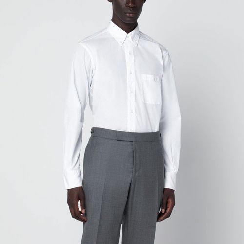 Thom Browne White Buttondown Cotton Shirt