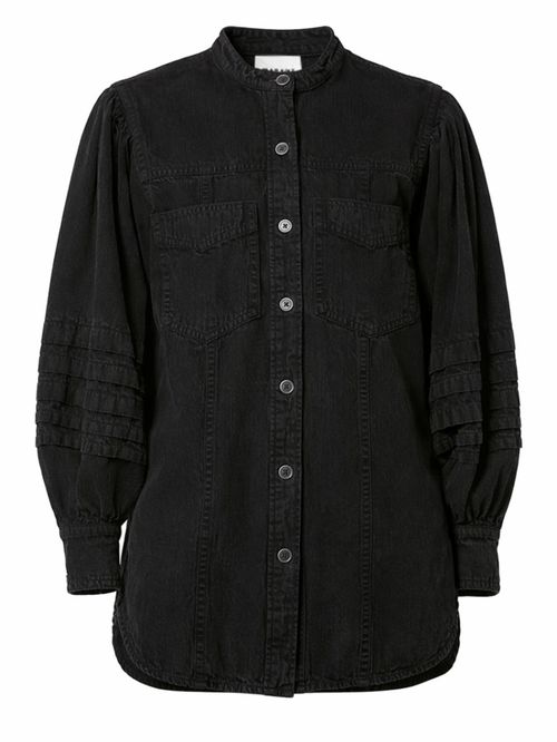 Black Regular Solid Shirt
