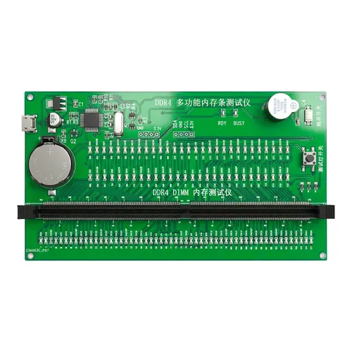 HMT- DDR4 Desktop Memory Module Tester With SPD Programmer DDR4 DIMM Desktop RAM Diagnostic Card Micro-USB Power LED