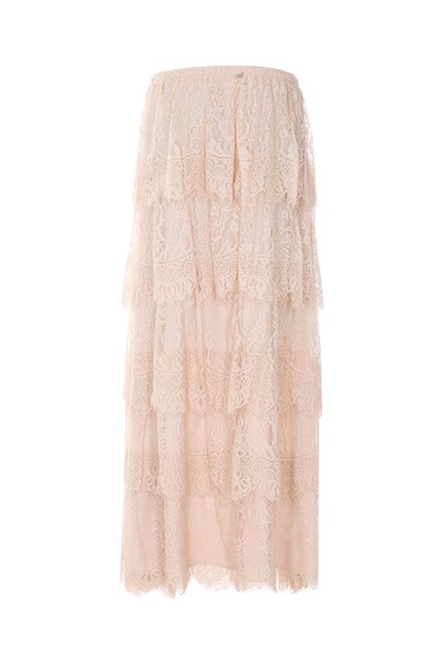 Skirts Pink Polyamide - Women