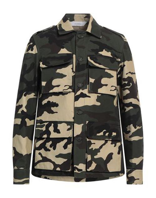 Man Jacket Dark green Size 38 Cotton