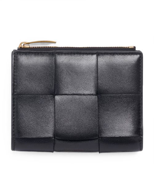 보테가 베네타 여성 Leather Intreccio Bifold Wallet 000000000007291371