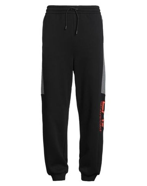Man Pants Black Size S Cotton, Elastane