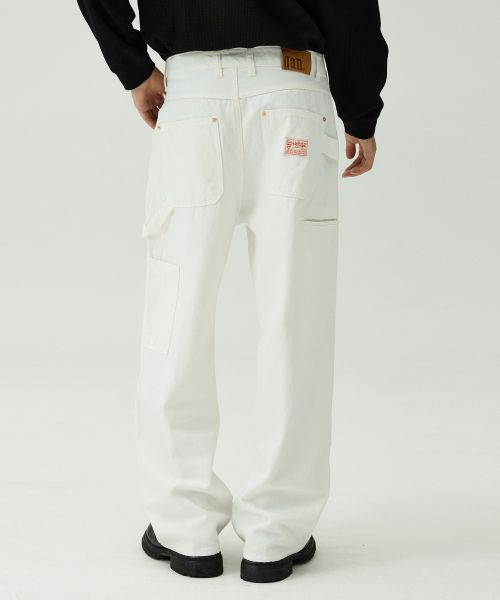 Parven 4405 Double Knee Carpenter Wide Fit Off-White Pants