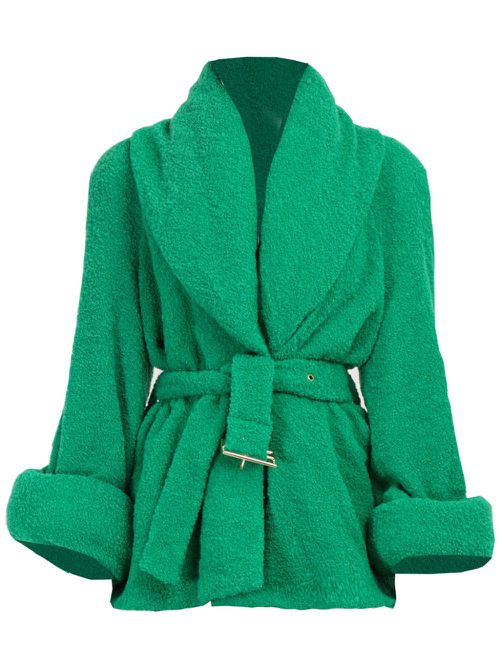 Tweed short coat - Green