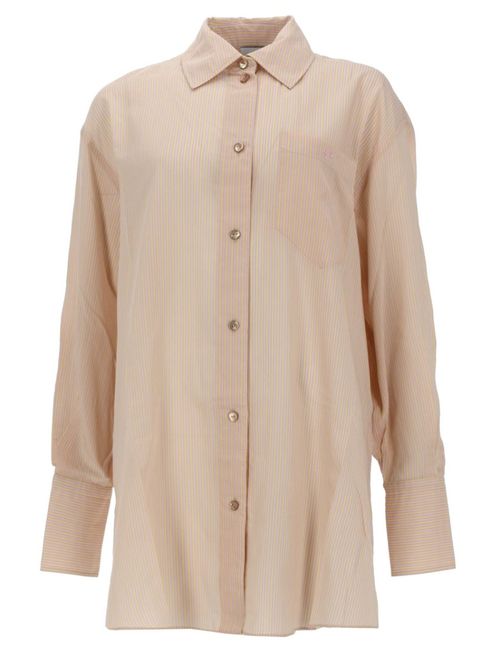 Multicolor Oversized Stripes Shirt