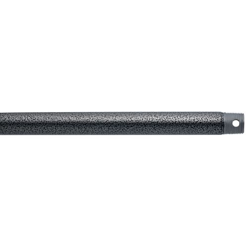 72" Ceiling Fan Downrod in Weathered Steel Powder Coat