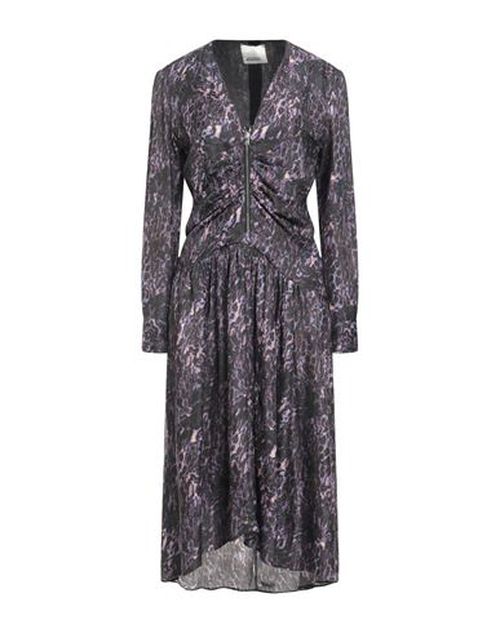 Woman Midi dress Purple Size 8 Viscose, Silk