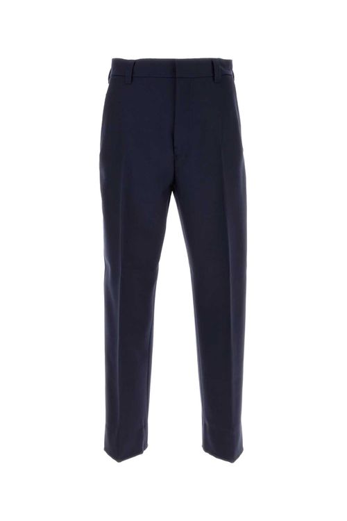 Navy Blue Wool Pant