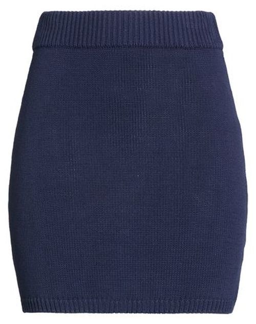 Woman Mini skirt Navy Size ONESIZE Cotton