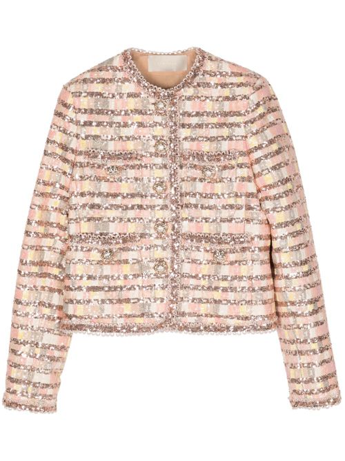 Camaleonte sequinned Jacket - Pink