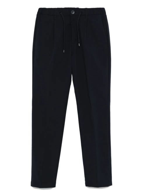 Drawstring Trousers — Navy