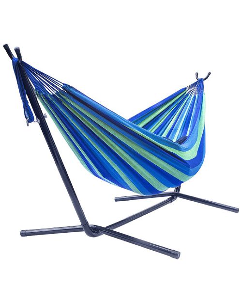 Double Hammock With Steel Stand