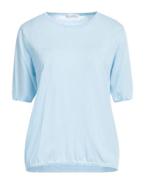 Ballantyne Woman Sweater Light blue Size 10 Cotton