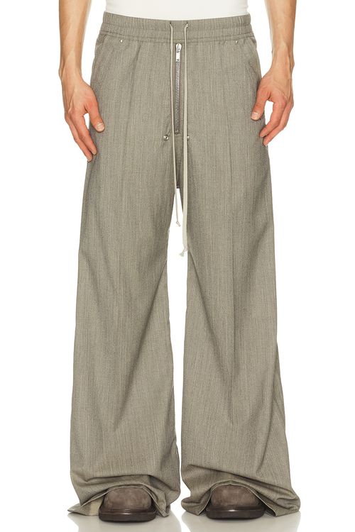 Rick Owens Wide Bela Pants in Grey