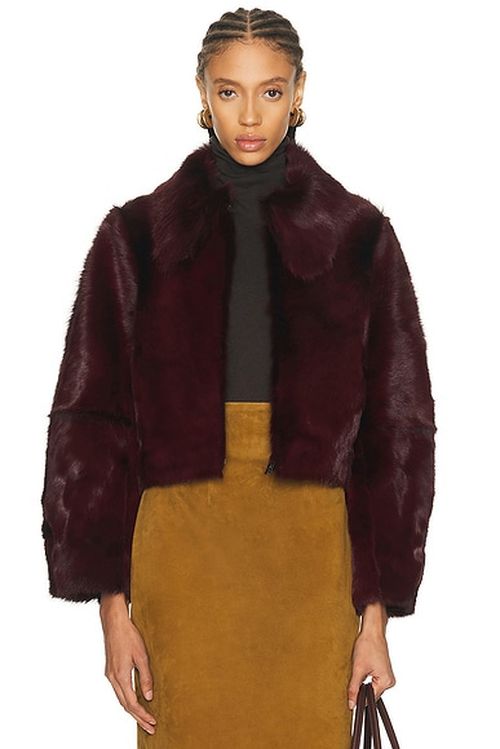 By Malene Birger Rowani Jacket in Cabernet - Wine. 36 also in