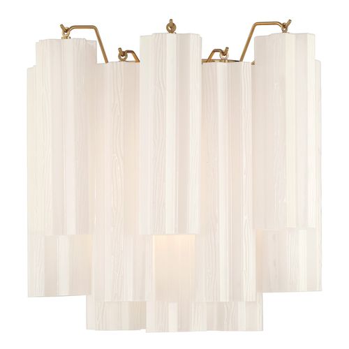 Aged Brass Wall Sconce from the Addis Collection