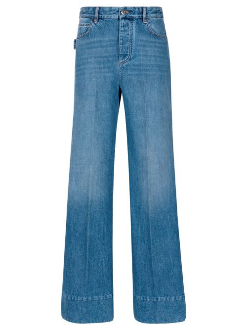 Vintage Indigo Wide Leg Jeans