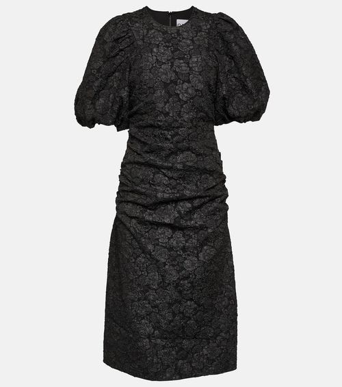 Ganni Jacquard midi dress