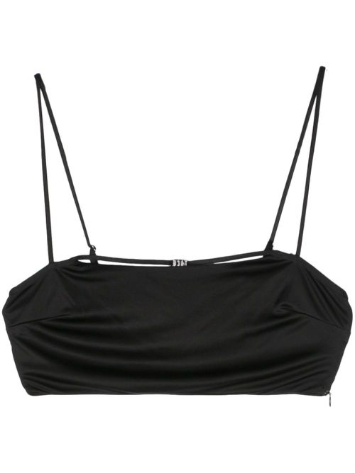 Icon-motif cropped top - Black