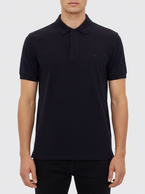 Polo Shirt Men color Navy
