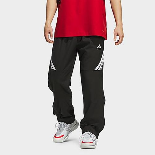 Men's Crazy Lite Woven Basketball Pants in Black/White