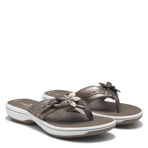 Women's Breeze Opal Cloudsteppers Flip Flop Sandals (Pewter)