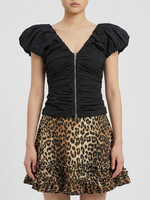 Top Woman color Black