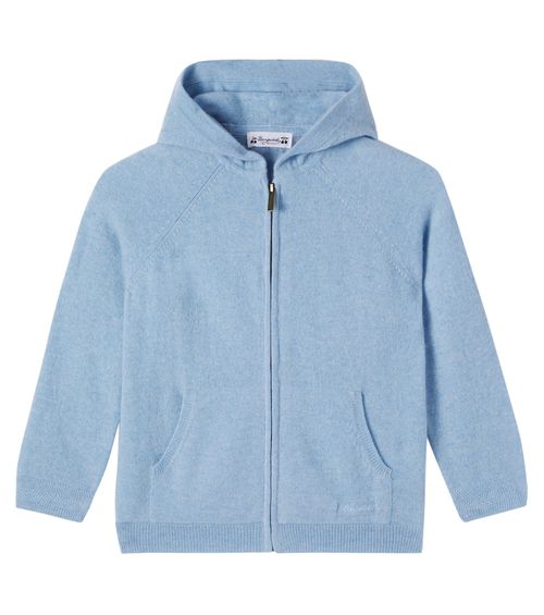 Elyan cashmere zip-up hoodie