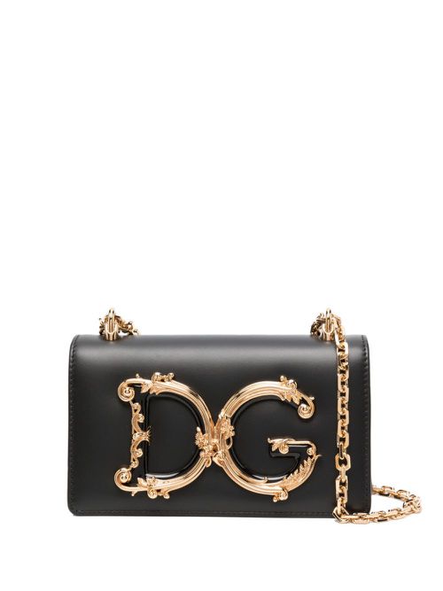 DG Girls leather crossbody bag