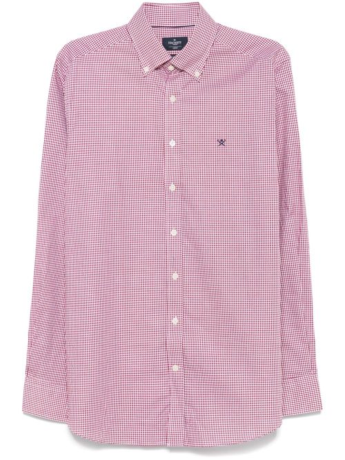 Gingham-check shirt - Red