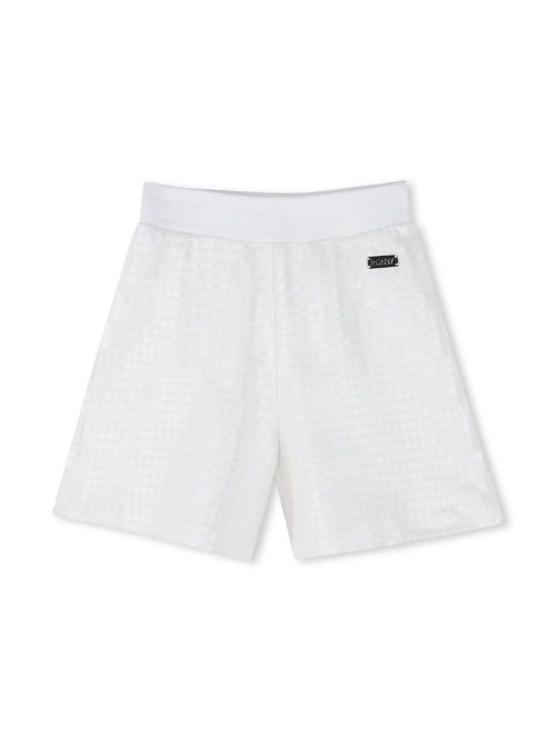 Logo-plaque shorts - White