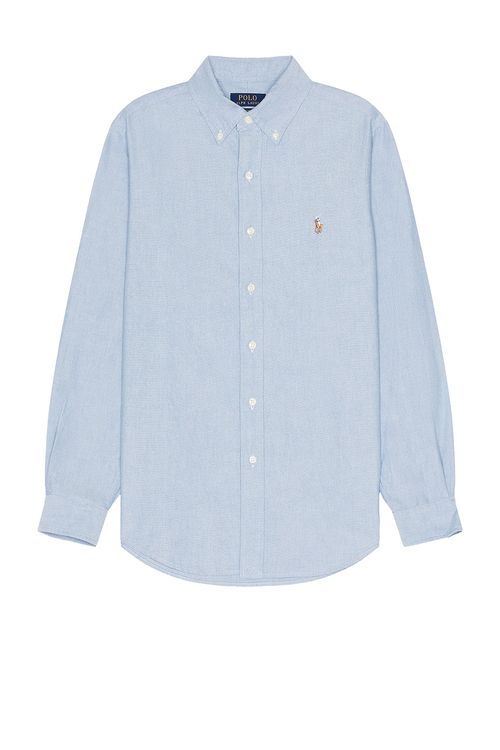 Polo Ralph Lauren Long Sleeve Oxford Sport Shirt in Blue