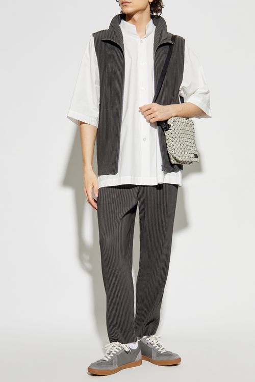 Homme Plissé Issey Miyake Shirt With Pocket, Men's, White