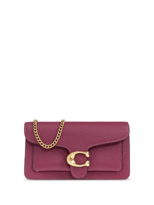 Logo plaque crossbody bag - Pink