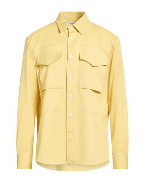 Man Shirt Yellow Size 15 ½ Wool