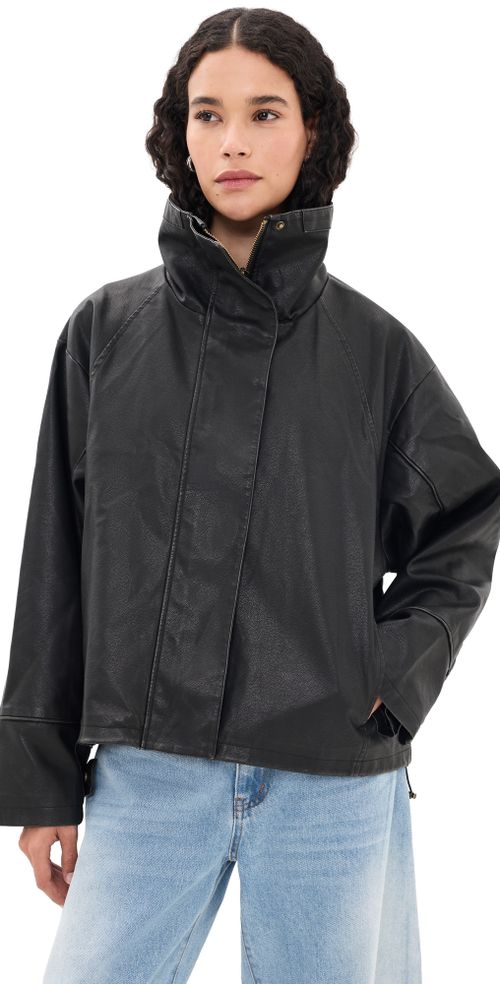 Shoreline Funnel Jacket Noir