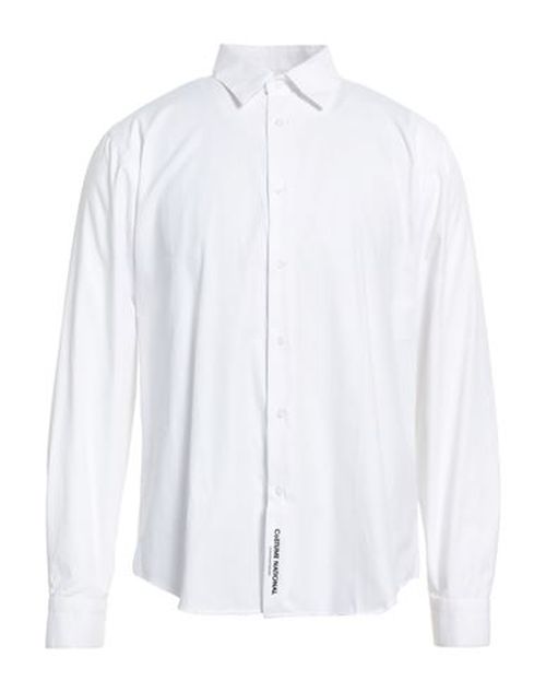 Costume National Man Shirt White Size L Cotton
