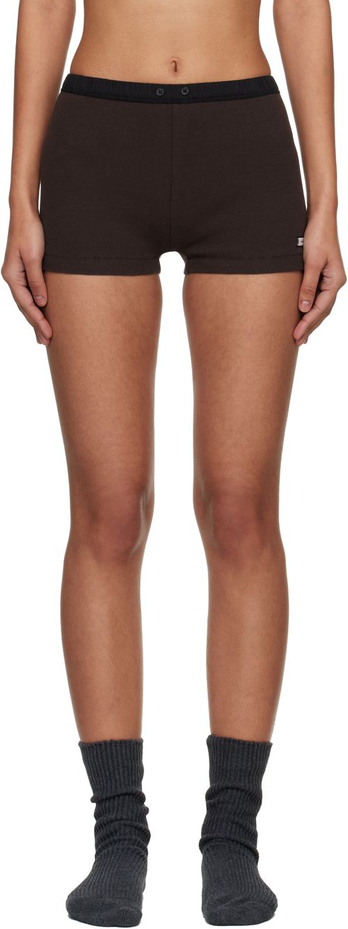 Brown Lounge Shorts