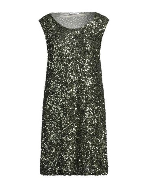 Caliban Woman Mini dress Green Size 8 Polyester, Elastane